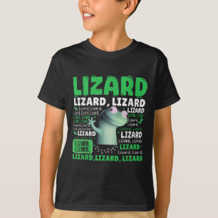 Funny Lizard Meme Animal Women Men _3 T-Shirt