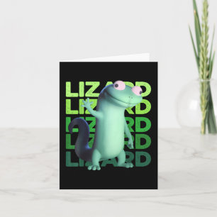 Funny Lizard Meme Animal Women Men Karte
