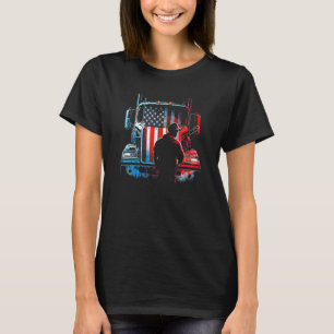 Funny LKW American Big Rigs Diesel Truck Driv T-Shirt