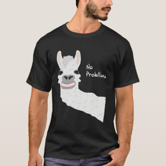 Funny Llama Alpaca No Prob llama Gift Men Women T-Shirt