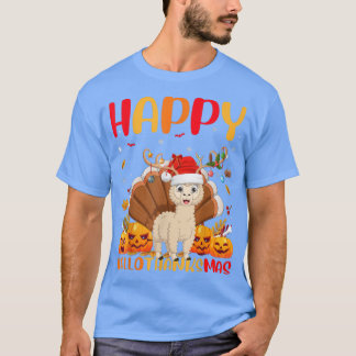 Funny Llama Animal Lover Happy Cute Llama HelloTha T-Shirt