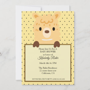 Funny Llama Baby Shower Einladung