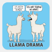 Funny Llama Drama