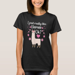 Funny Llama für Männer Llama Bauer Tierische Liebe T-Shirt