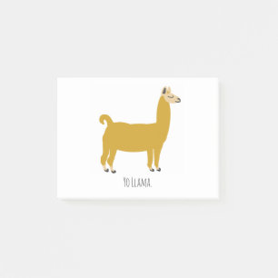 Funny Llama Illustration Post-it Klebezettel