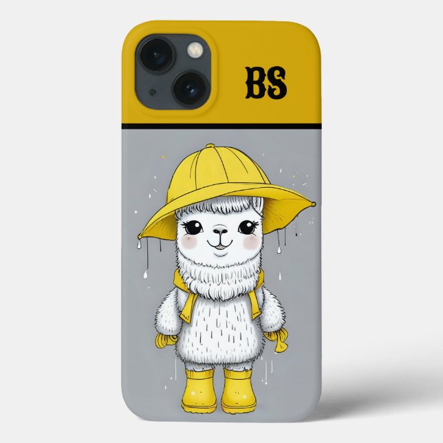 Funny Llama in Rain Boots - Beach Spaß Case-Mate iPhone Hülle (Rückseite)