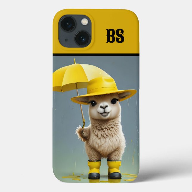 Funny Llama in Rain Boots - Beach Spaß Case-Mate iPhone Hülle (Rückseite)