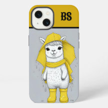 Funny Llama in Rain Boots - Beach Spaß