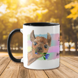 Funny Llama Mia Tasse