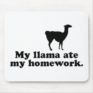 Funny Llama Mousepad