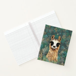 Funny Llama Notebook Notizbuch