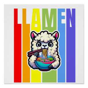 Funny Llama T - Shirt Gaben für sie Niedlich L Poster