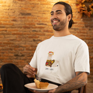 Funny Llama Türkei Erntedank T-Shirt