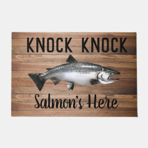 Funny Lmon Fishing Puck Knock Knock Knock Fußmatte