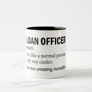 Funny Loan Officer Definition Zwei-Tone-Kaffee-Tas Zweifarbige Tasse
