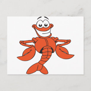 Funny Lobster Postkarte