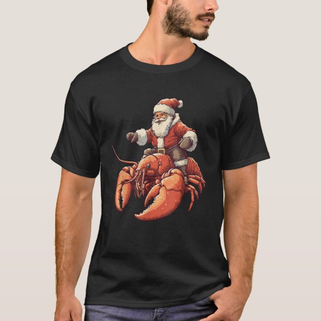 Funny Lobster Weihnachten Weihnachten Weihnachten  T-Shirt (Vorderseite)