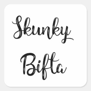 Funny Local Geordie Newcastle upon Tyne Sprichwort Quadratischer Aufkleber