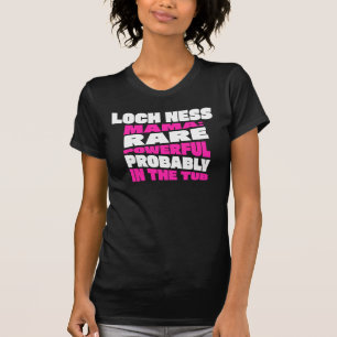 Funny Loch Ness Mama, Script, Niedliches Geschenk  T-Shirt