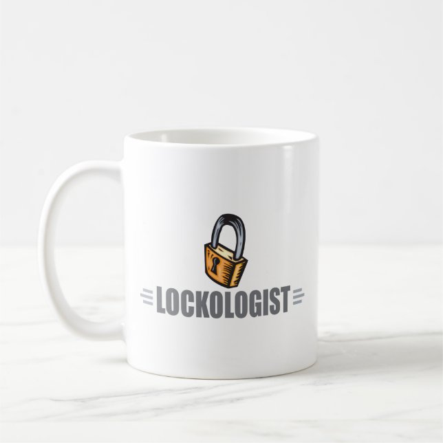 Funny Locksmith Kaffeetasse (Links)