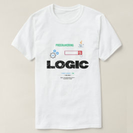 Funny Logic Code Mode On Programming T-Shirt