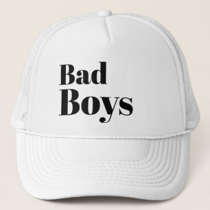 Funny LOL Baseball Novelty BAD BOYS Truckerkappe