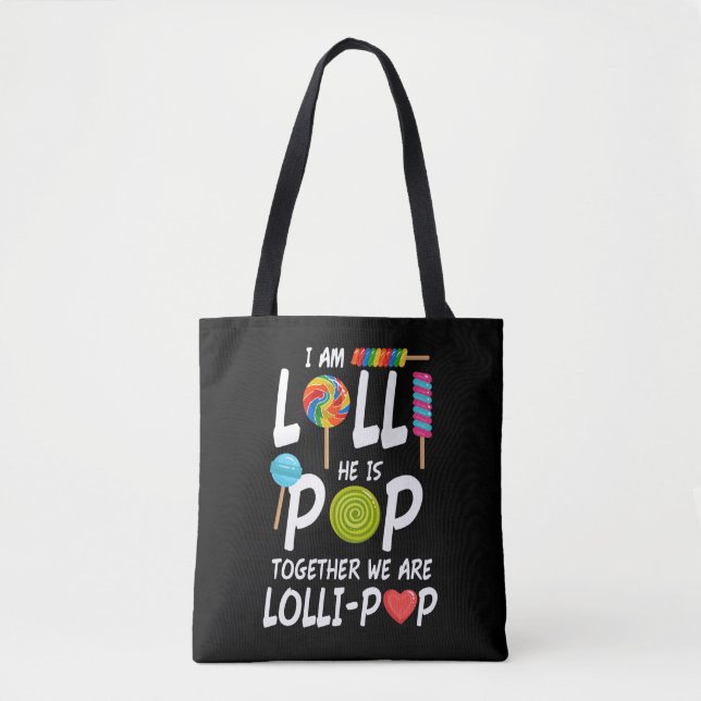 Funny Lolli und Pop Grandelterns Nickname Geschenk (Vorderseite)
