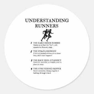 Funny Long-Distance Life Spaß Runder Aufkleber