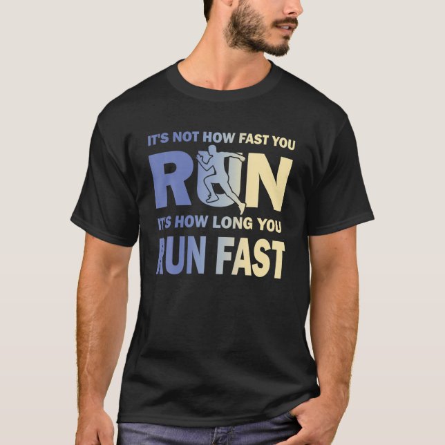 Funny Long Distance Runner XC Coach Cross Country T-Shirt (Vorderseite)