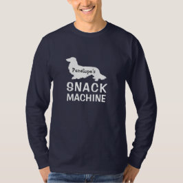 Funny Long Hair Dackel SNACK MACHINE T-Shirt