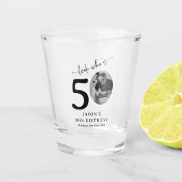 Funny 'Look Who's 50' Stilvoll 50. Geburtstag Schnapsglas