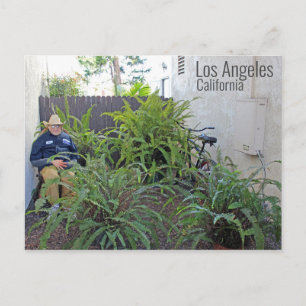 Funny Los Angeles Postcard! Postkarte