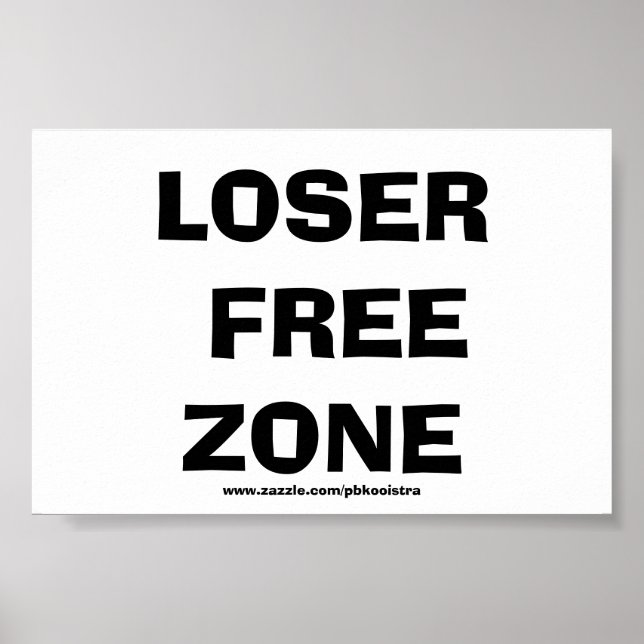 Funny Loser Poster (Vorne)