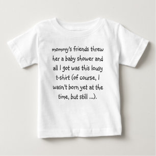 Funny Lousy T - Shirt für Babydusche