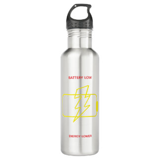 Funny Low Battery Stainless Steel Bottle Edelstahlflasche