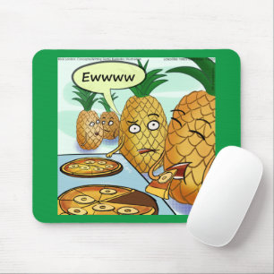 Funny LTCartoons Pineapple Pizza Comic Mousepad