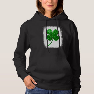Funny Lucky Green Kleeblatt Leaf Irish Saint Patri Hoodie