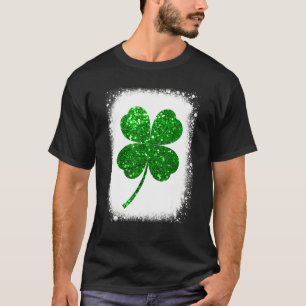 Funny Lucky Green Kleeblatt Leaf Irish Saint Patri T-Shirt