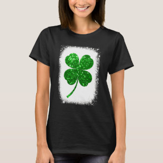 Funny Lucky Green Kleeblatt Leaf Irish Saint Patri T-Shirt