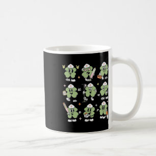 Funny Lucky Kleeblatt Nurse St Pattys Day Icu Nurs Kaffeetasse