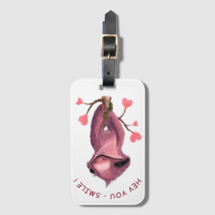 Funny Luggage Tag Happy Sloth Smile - Benutzerdefi Gepäckanhänger