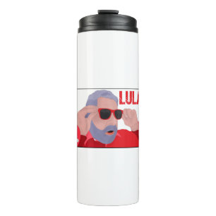 Funny Lula Meme with Sunglasses Thermosbecher