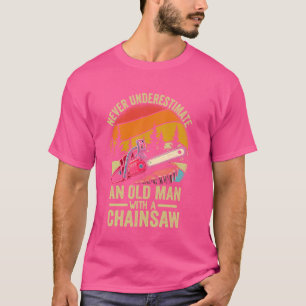 Funny Lumberjack Art for Men Vater Logger Arborist T-Shirt