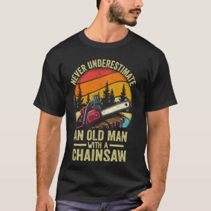 Funny Lumberjack Art for Men Vater Logger Arborist T-Shirt