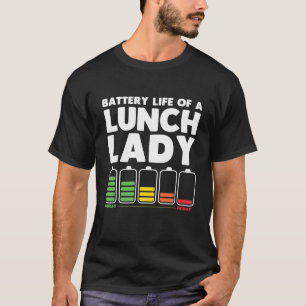 Funny Lunch Lady Art for Men Cafeteria Lugano T-Shirt