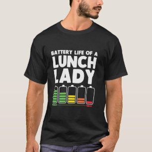 Funny Lunch Lady For Men Cafeteria Mittagessen T-Shirt