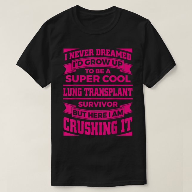 Funny Lung Transplantation Design for Men Women Or T-Shirt (Design vorne)
