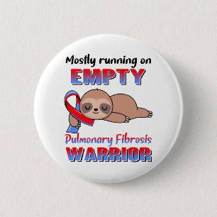 Funny Lungenfibrose Awareness Geschenke Button
