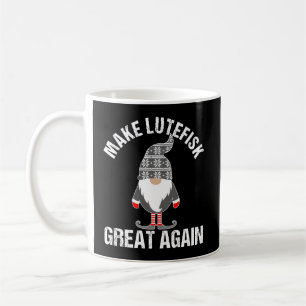 Funny Lutefisk macht Lutefisk Great Again Tomte Gn Kaffeetasse