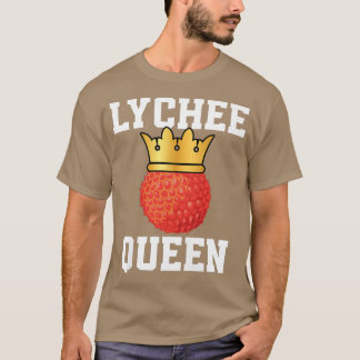 Funny Lychee Königin Outfit für Mädchen und Frauen T-Shirt